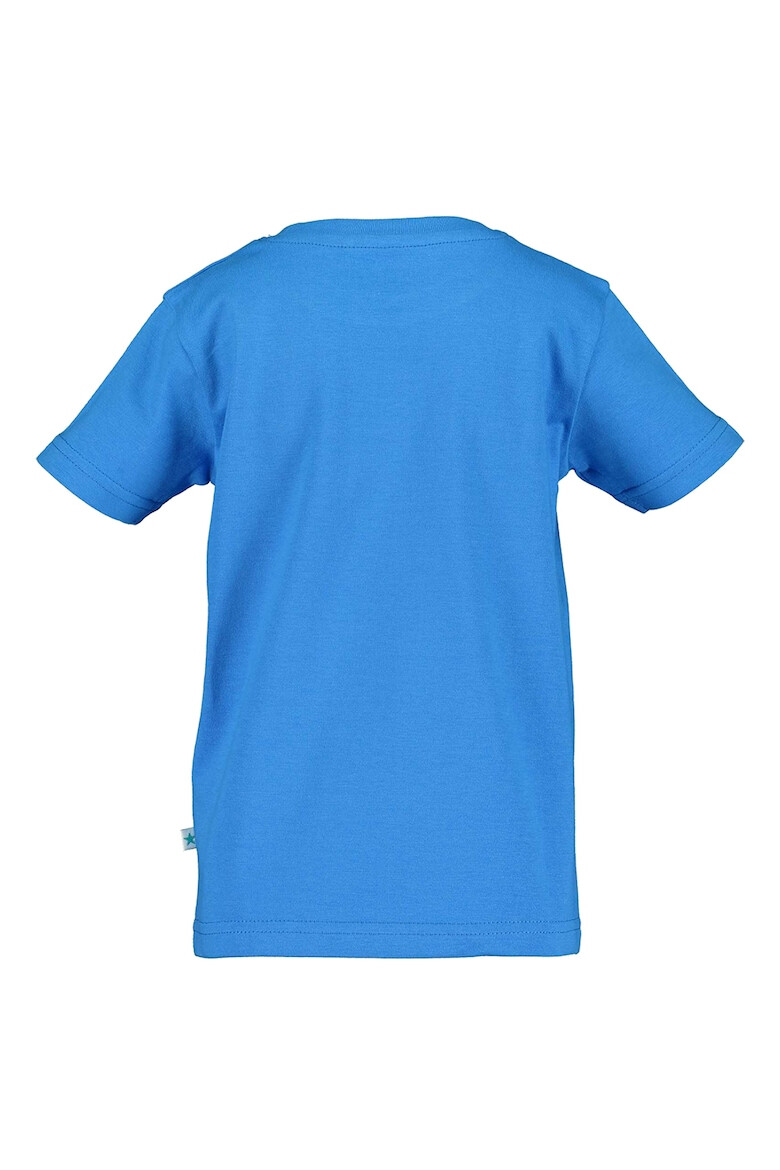 Blue Seven Tricou de bumbac cu decolteu la baza gatului - Pled.ro