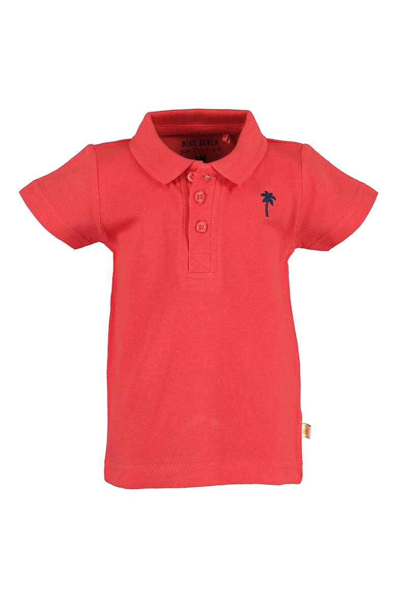 Blue Seven Tricou polo de bumbac cu broderii - Pled.ro