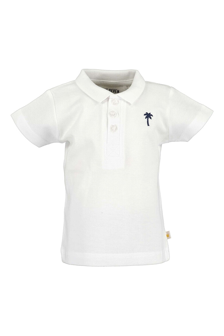 Blue Seven Tricou polo de bumbac cu broderii - Pled.ro