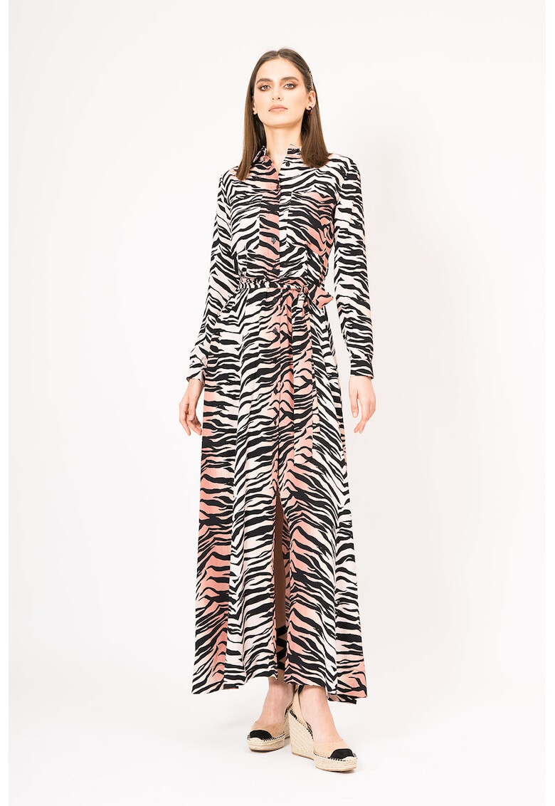 BLUZAT Rochie maxi cu animal print - Pled.ro