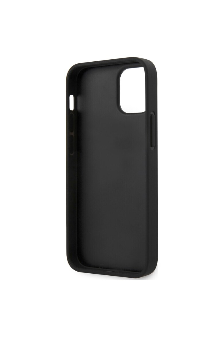 BMW Husa de protectie BMHCP12SPUCARTCBK Carbon Tricolor Line pentru iPhone 12 Mini Black - Pled.ro