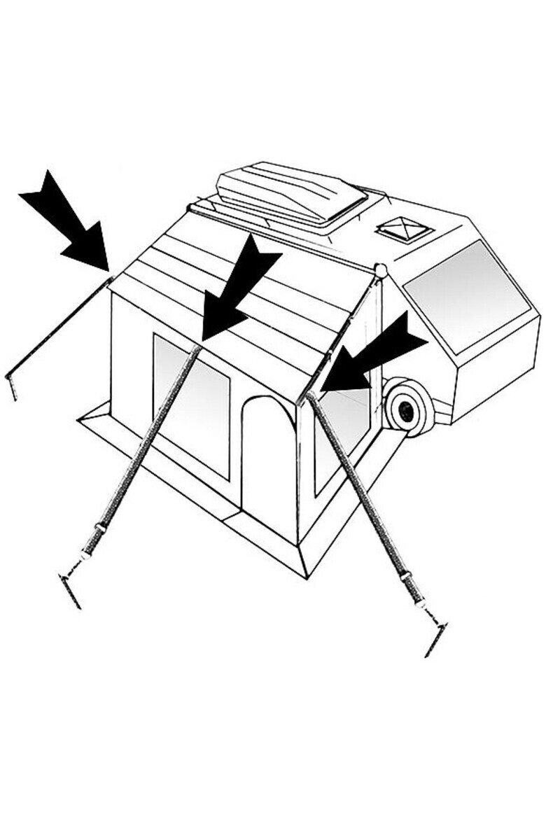 BO-CAMP Kit Storm Clips trei puncte 5m - Pled.ro