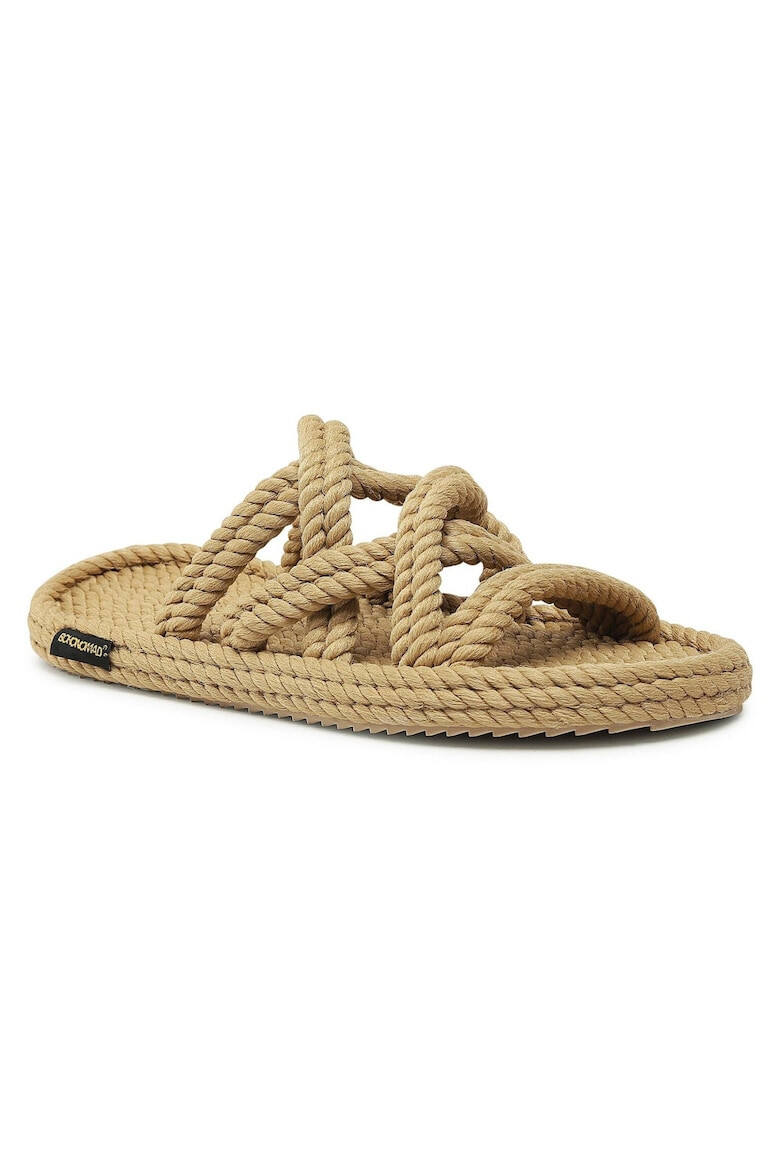 Bohonomad Papuci flip-flop dama 302957576 Textil Bej - Pled.ro