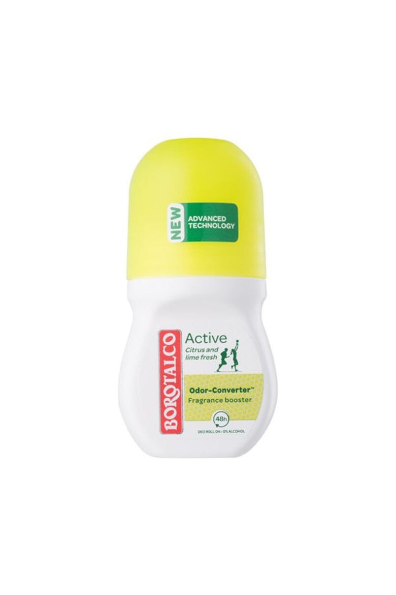 Borotalco Pachet 3 x Deodorant Roll-On Active Citrus and Lime 50 ml - Pled.ro