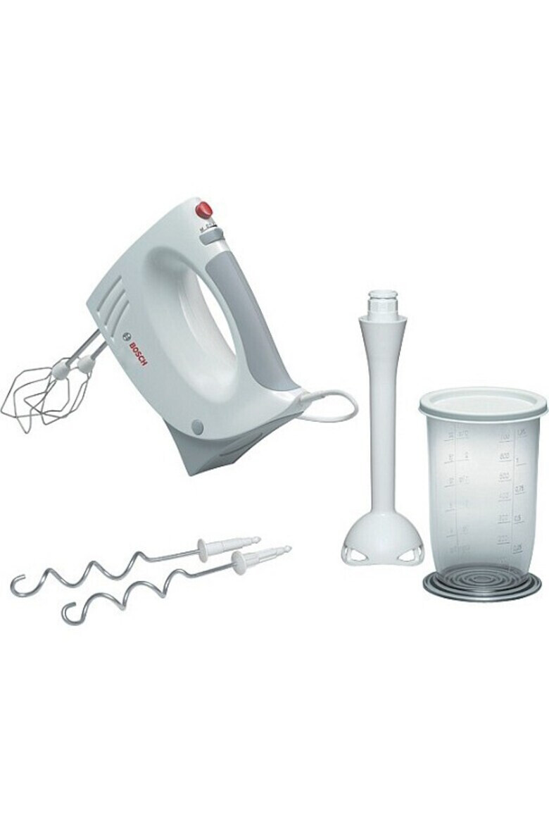 BOSCH Mixer de mana 450 W 5 viteze Alb/Gri - Pled.ro