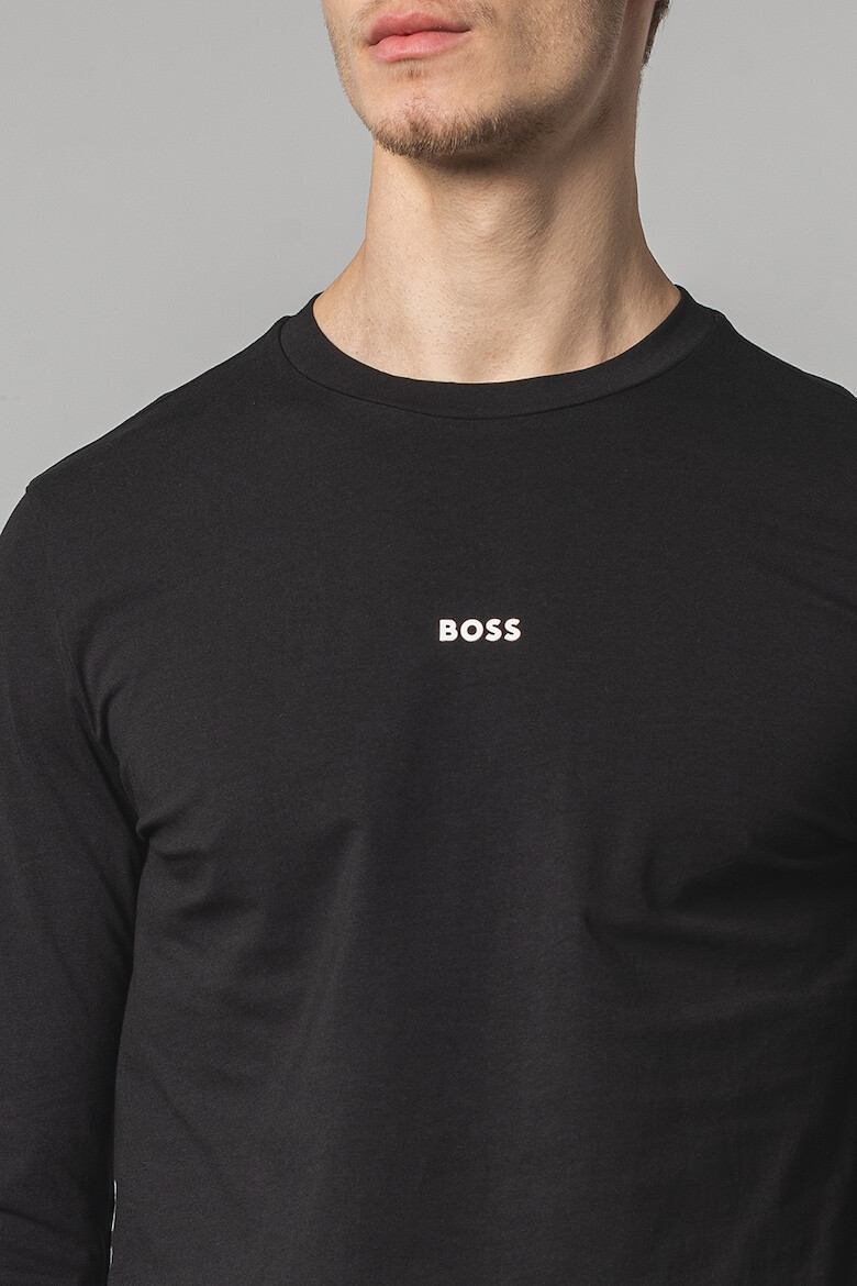 BOSS Bluza cu detaliu logo Chark - Pled.ro