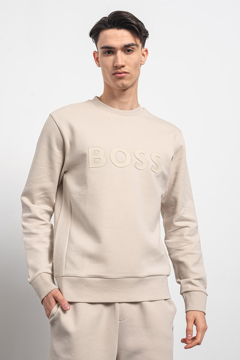 BOSS Bluza de trening cu imprimeu logo Salbo - Pled.ro