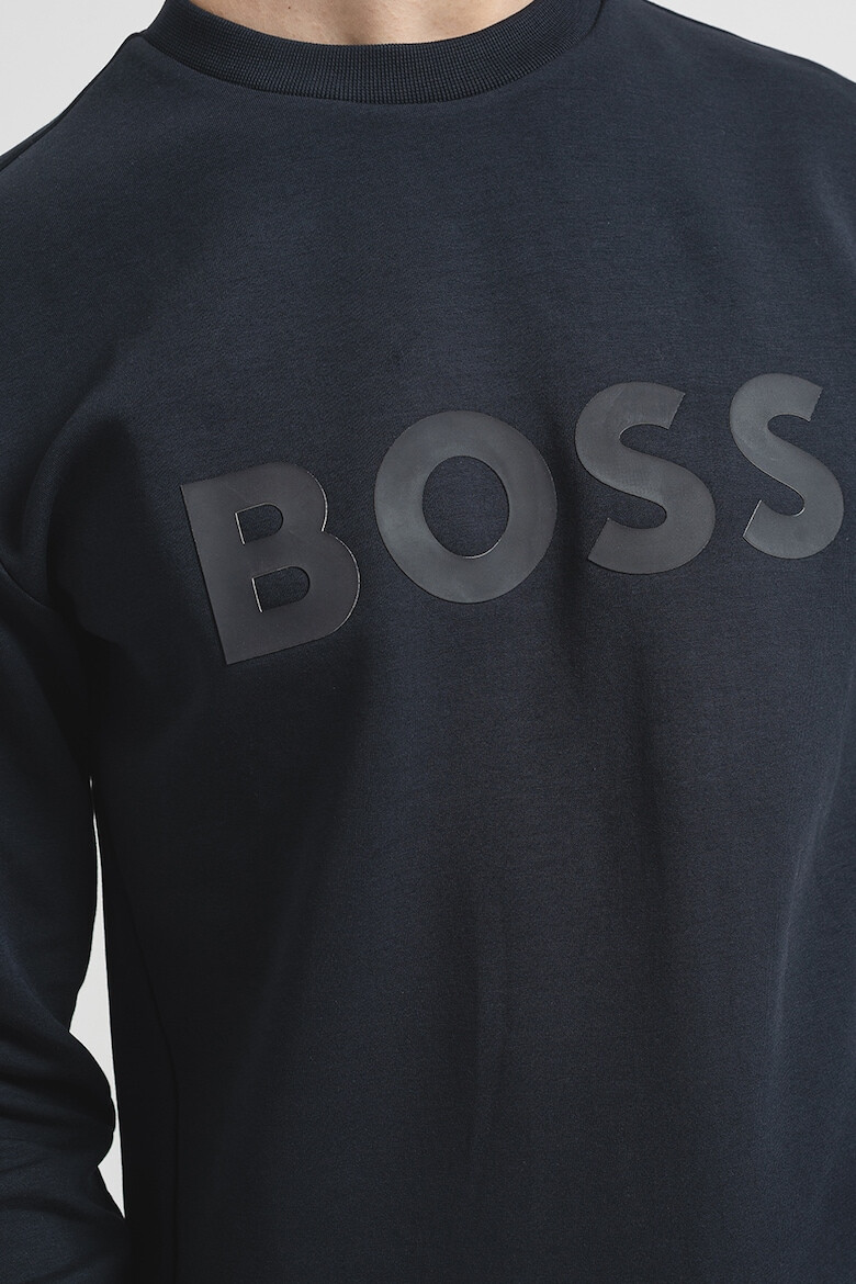 BOSS Bluza de trening cu imprimeu logo Salbo - Pled.ro