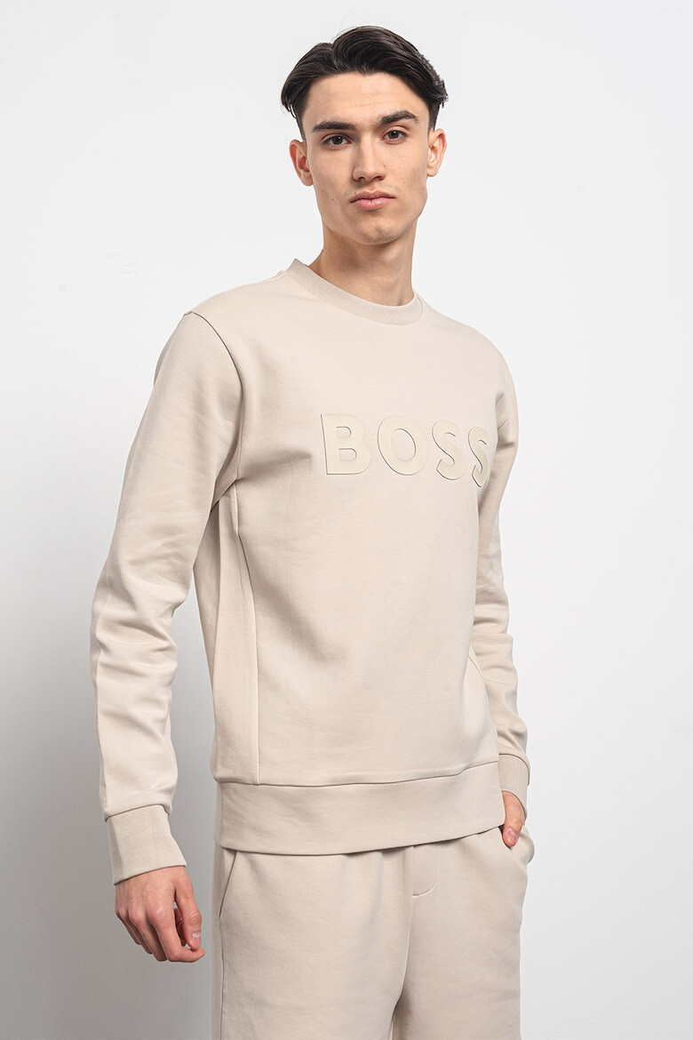 BOSS Bluza de trening cu imprimeu logo Salbo - Pled.ro