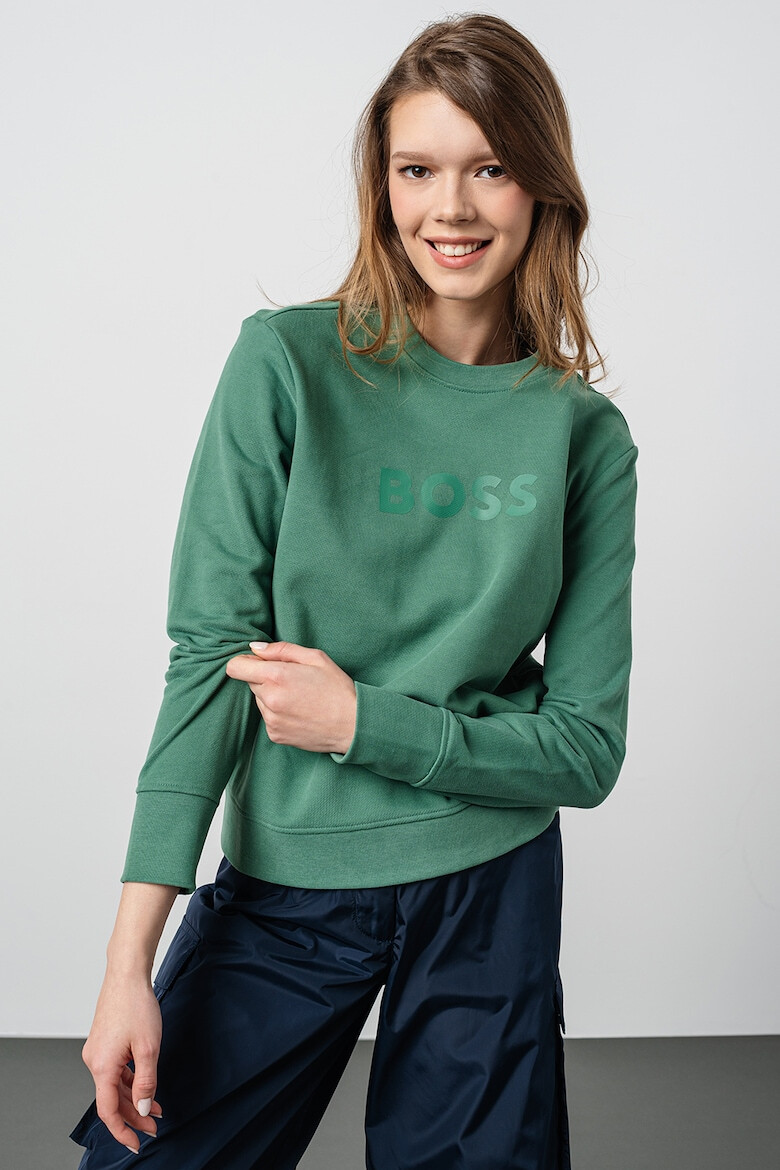 BOSS Bluza de trening din bumbac cu imprimeu logo Ela - Pled.ro