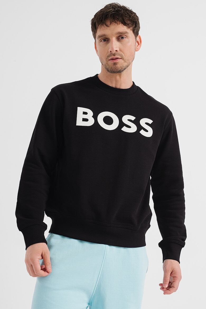 BOSS Bluza de trening relaxed fit We Basic - Pled.ro