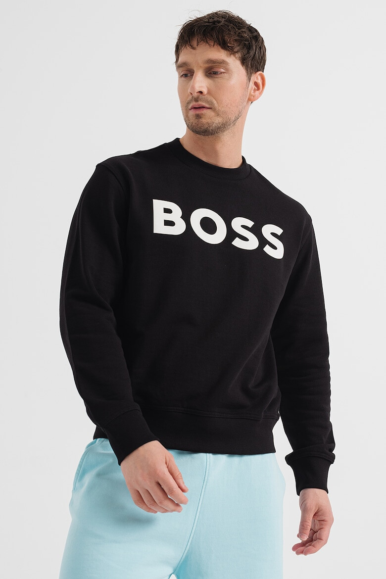 BOSS Bluza de trening relaxed fit We Basic - Pled.ro