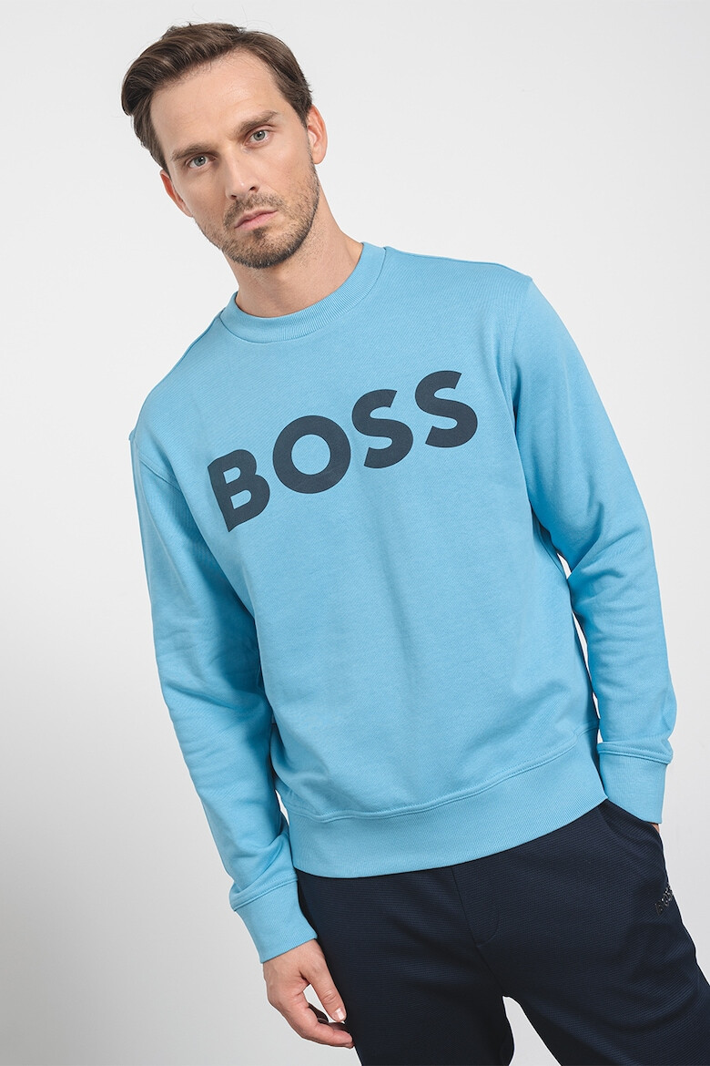 BOSS Bluza de trening relaxed fit We Basic - Pled.ro