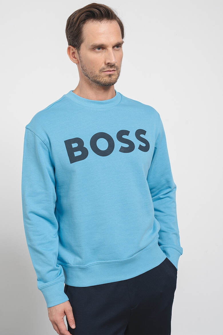 BOSS Bluza de trening relaxed fit We Basic - Pled.ro