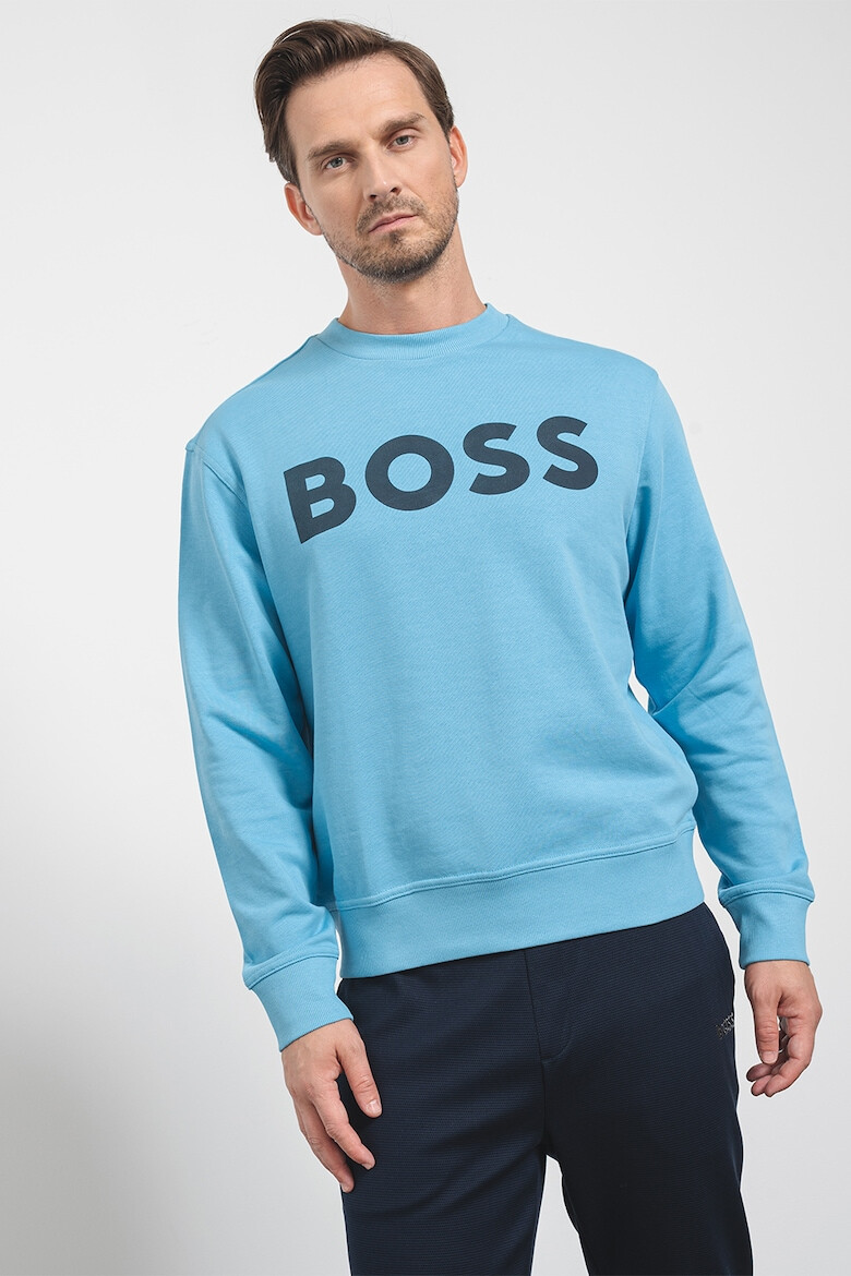 BOSS Bluza de trening relaxed fit We Basic - Pled.ro