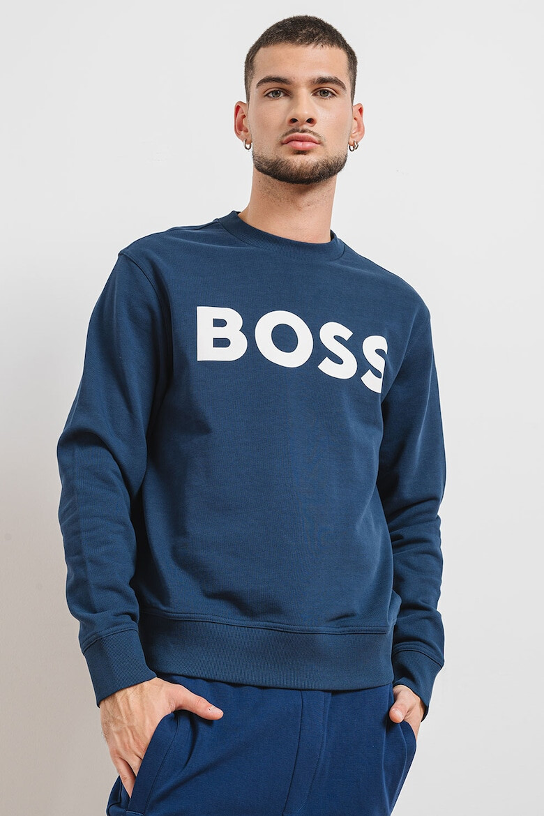 BOSS Bluza de trening relaxed fit We Basic - Pled.ro