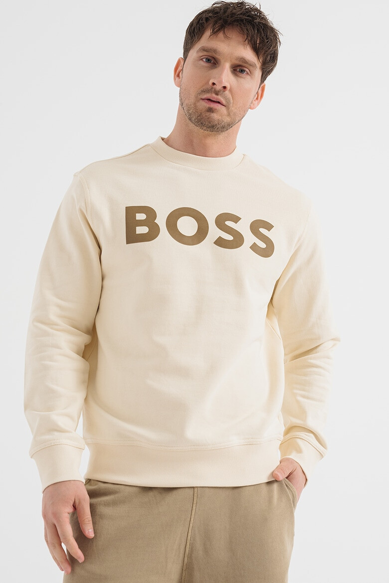 BOSS Bluza de trening relaxed fit We Basic - Pled.ro