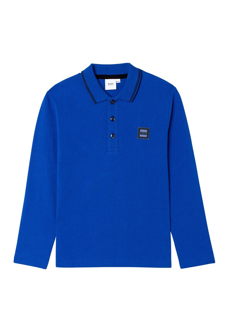 BOSS Bluza polo cu logo - Pled.ro