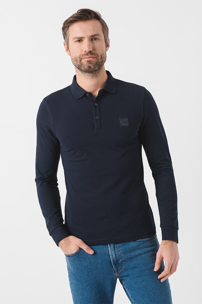 BOSS Bluza polo slim fit Passerby - Pled.ro