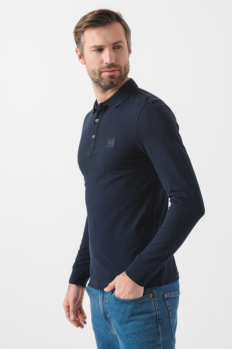 BOSS Bluza polo slim fit Passerby - Pled.ro