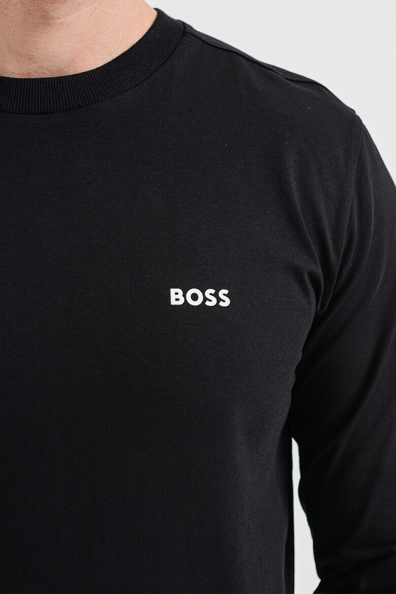 BOSS Bluza regular fit cu logo - Pled.ro