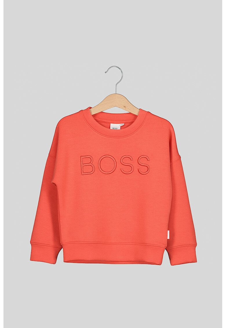 BOSS Bluza sport cu logo in relief - Pled.ro