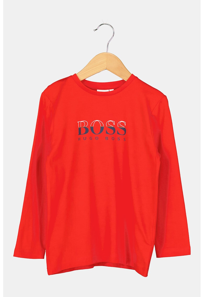 BOSS Bluza de jerseu cu logo contrastant - Pled.ro