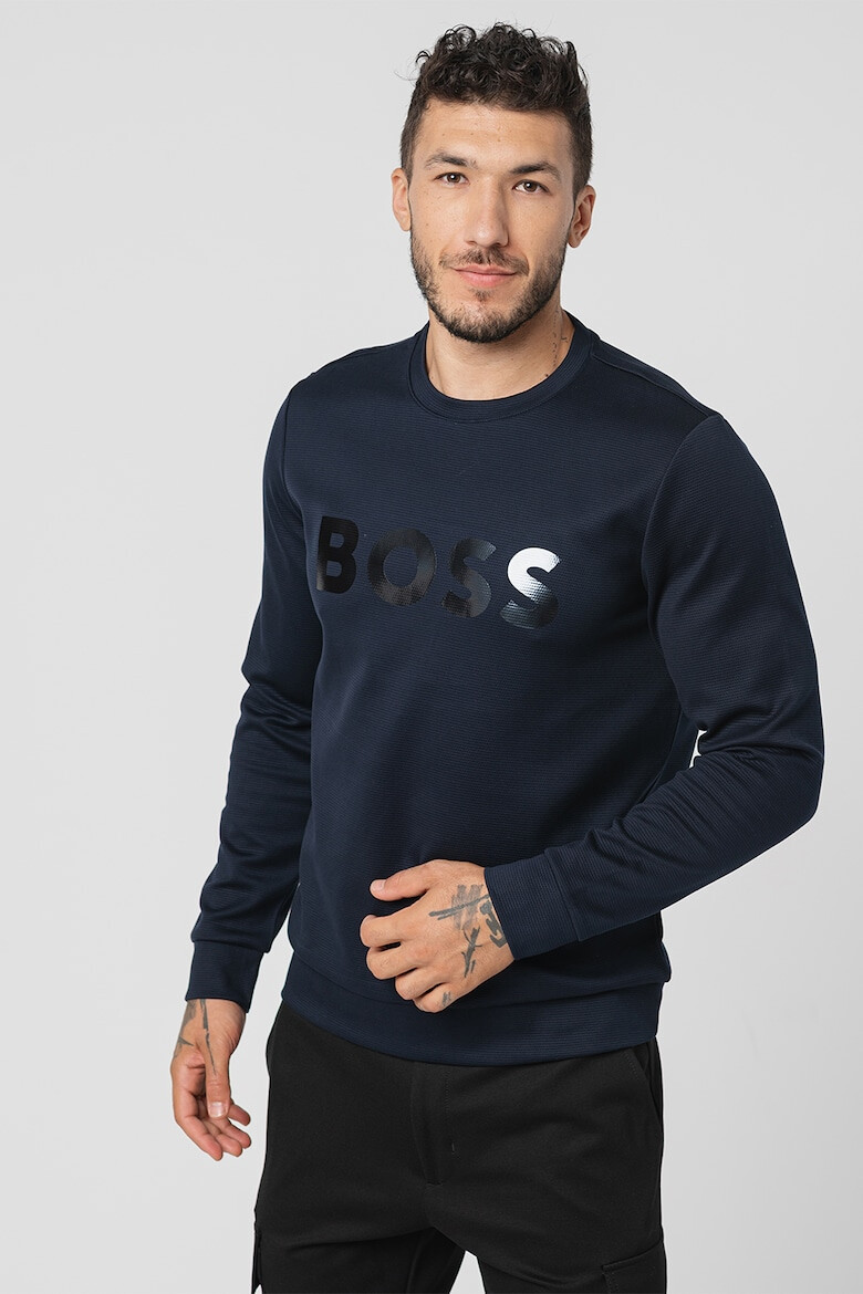 BOSS Bluza sport relaxed fit cu imprimeu logo Salbo - Pled.ro