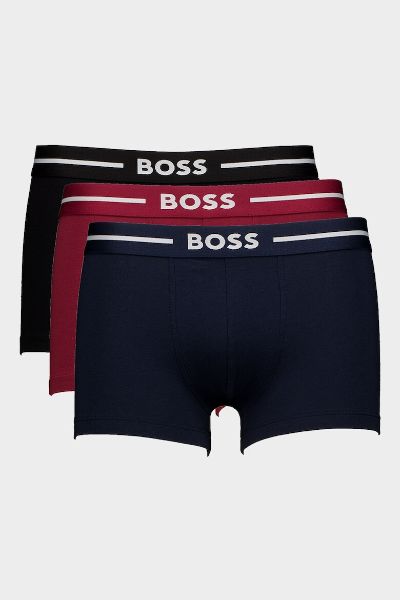 BOSS BOS Set de boxeri cu banda logo in talie - 3 perechi - Pled.ro