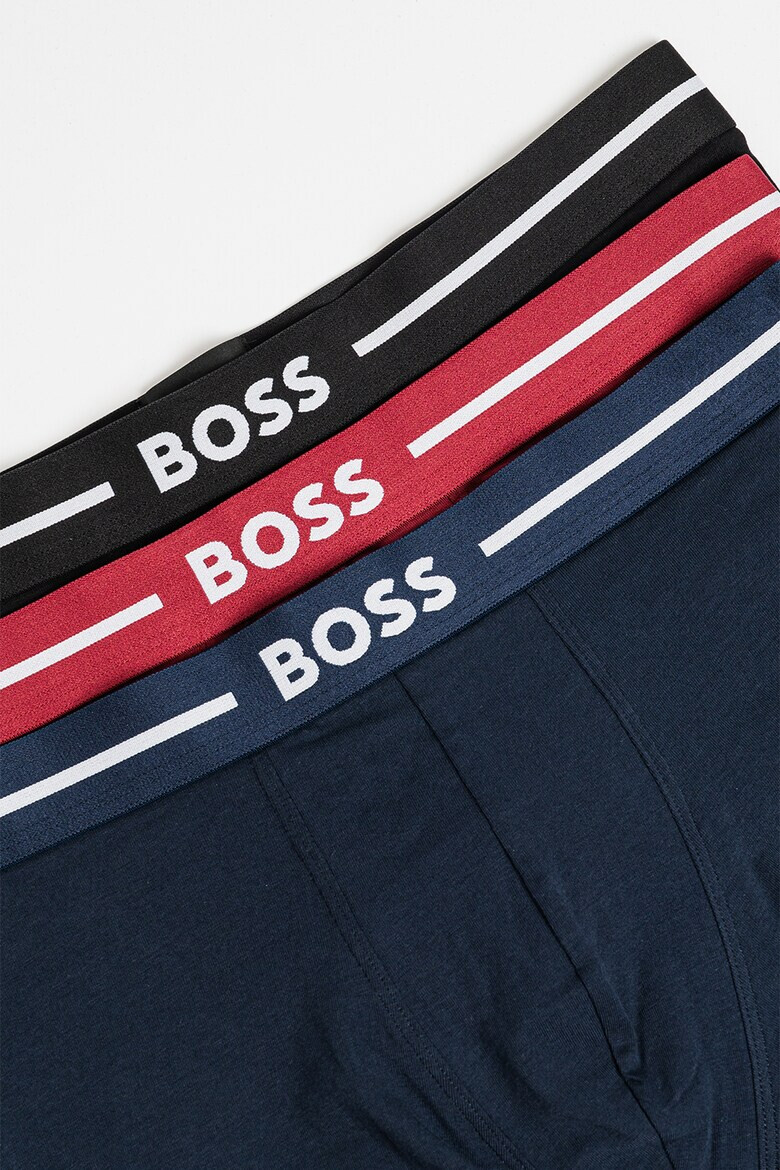 BOSS BOS Set de boxeri cu banda logo in talie - 3 perechi - Pled.ro