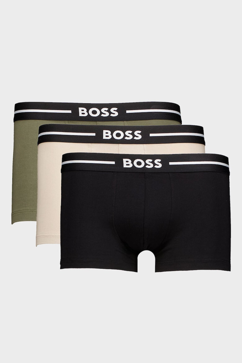 BOSS BOS Set de boxeri cu banda logo in talie - 3 perechi - Pled.ro