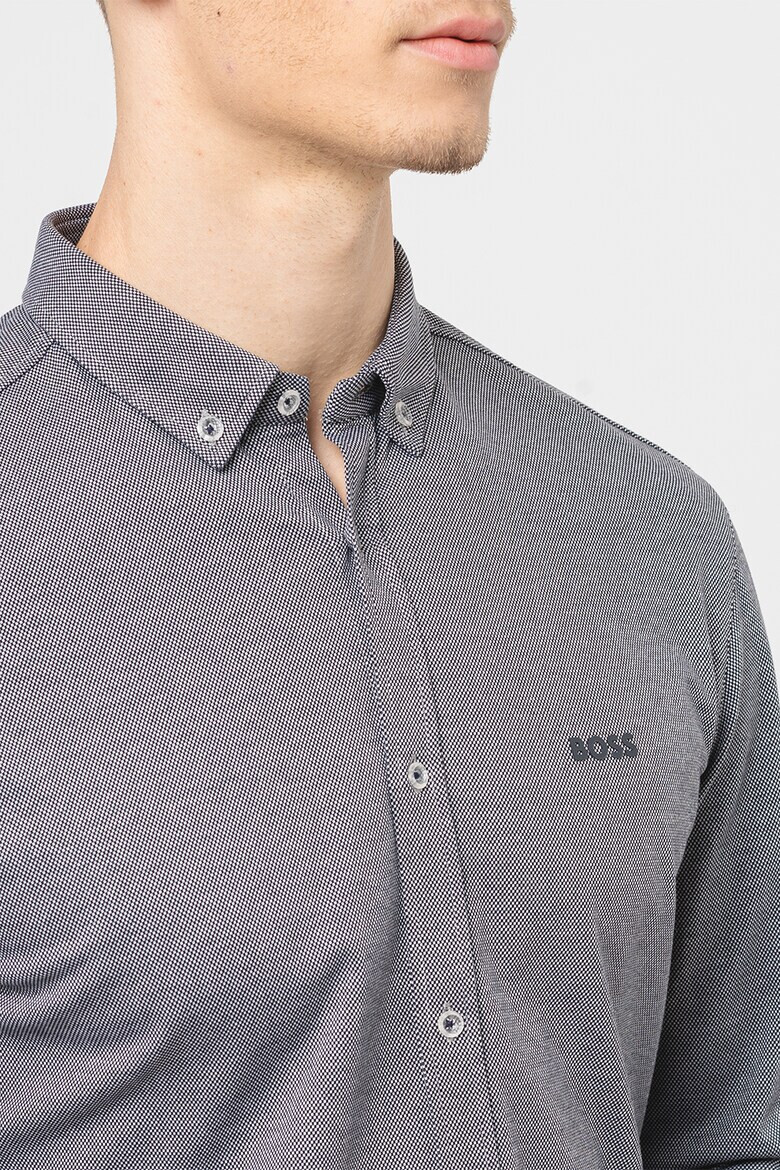 BOSS Camasa Oxford cu logo discret Biado - Pled.ro