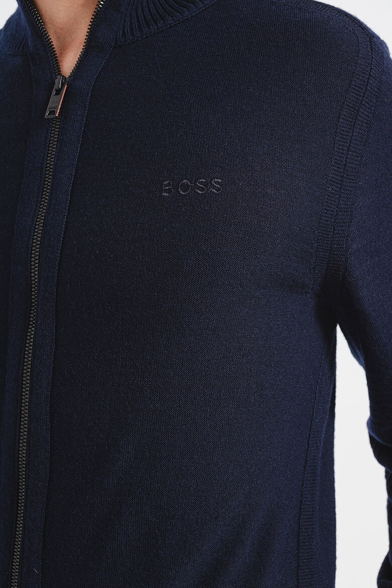 BOSS Cardigan regular fit din amestec de lana cu fermoar Avac - Pled.ro