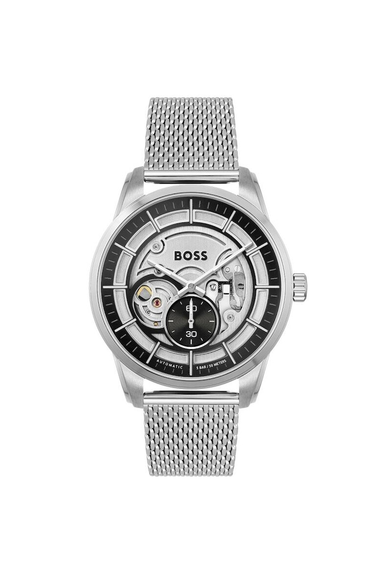 BOSS Ceas barbatesc 1513945 Automatic Argintiu - Pled.ro