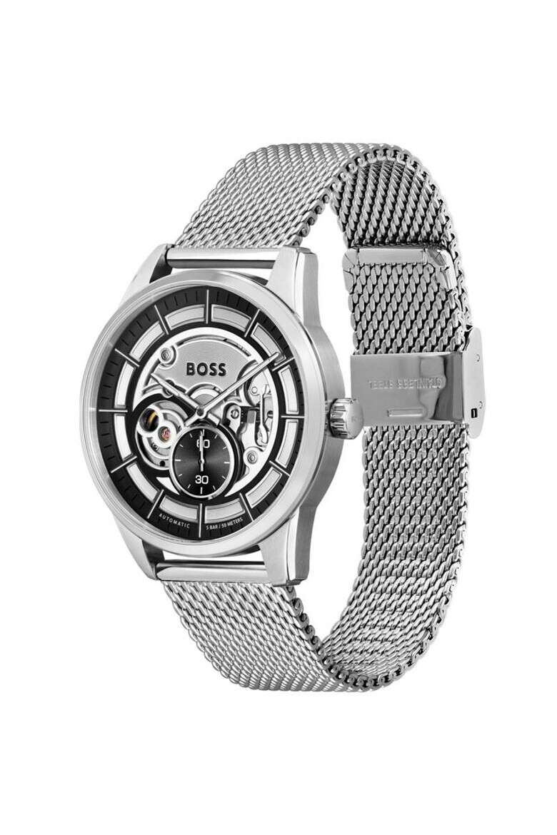 BOSS Ceas barbatesc 1513945 Automatic Argintiu - Pled.ro