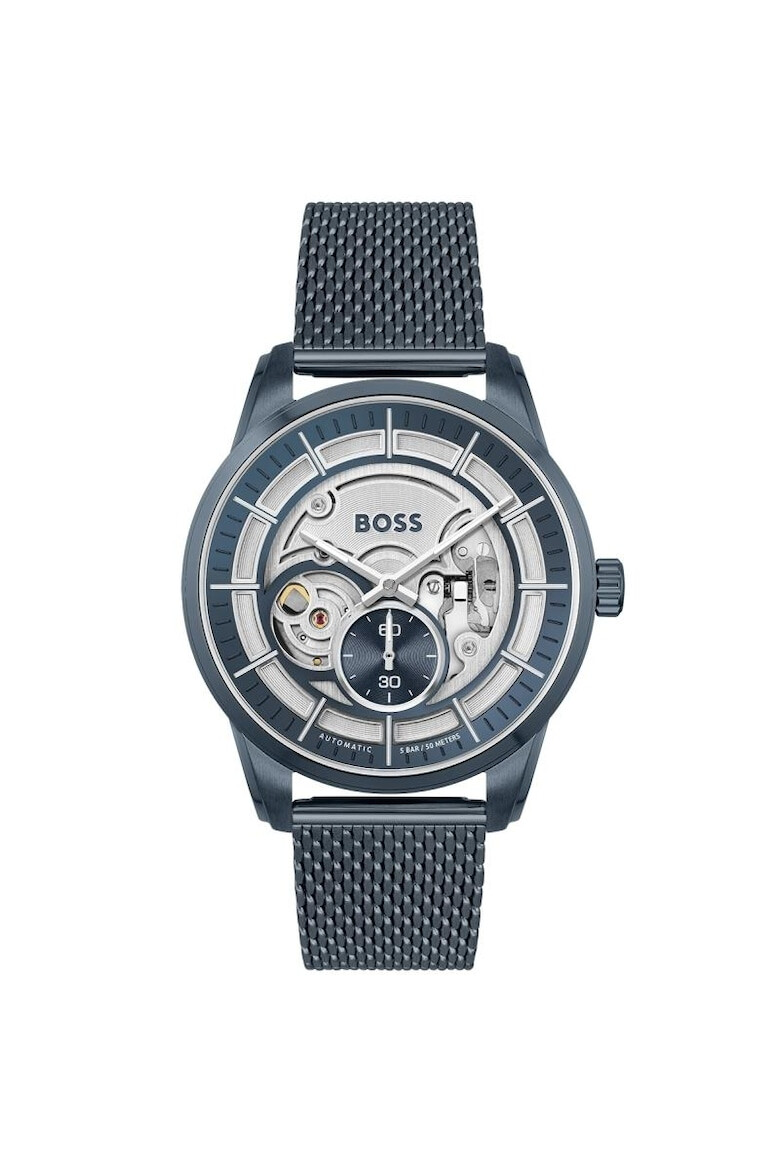 BOSS Ceas barbatesc 1513946 Automatic Albastru - Pled.ro