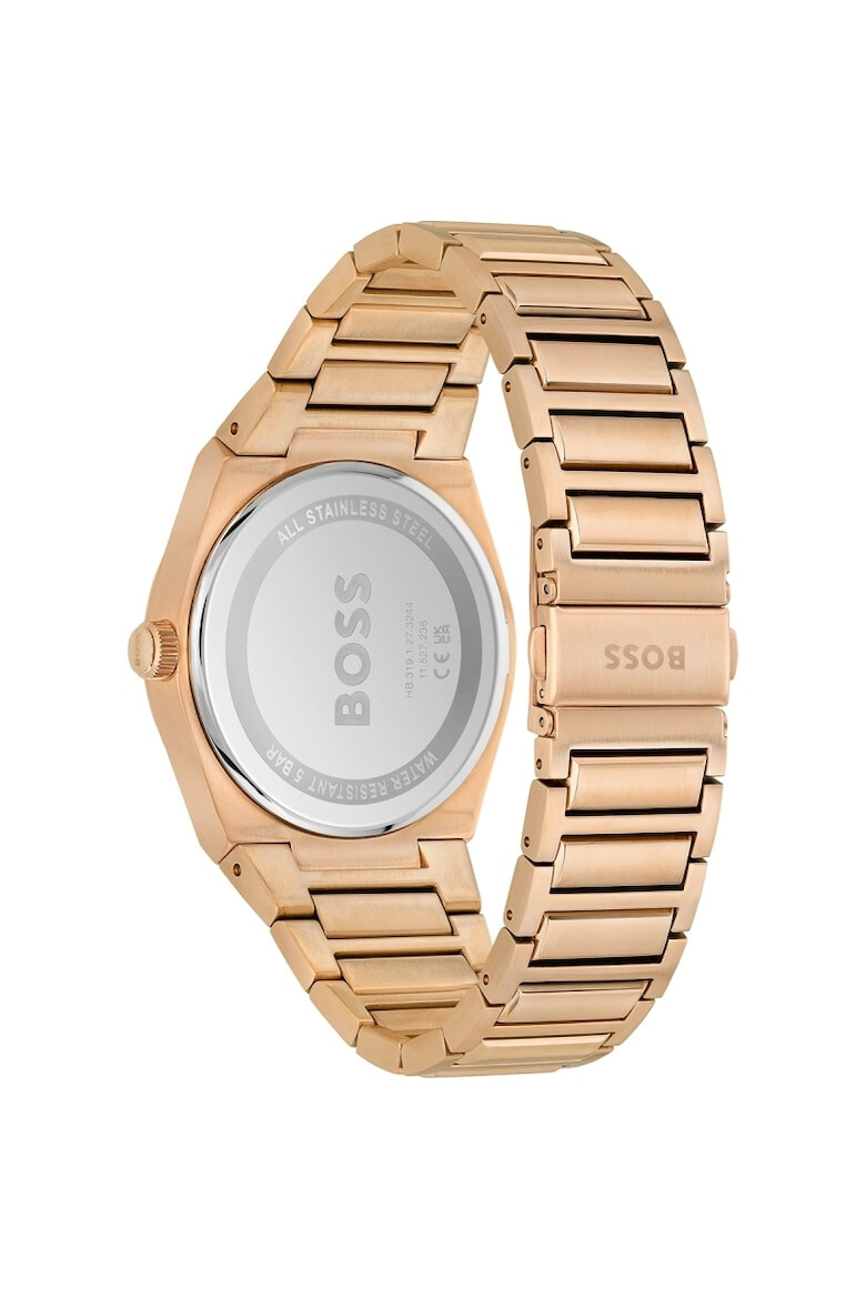 BOSS Ceas barbatesc 1513995 Quartz Rose gold - Pled.ro