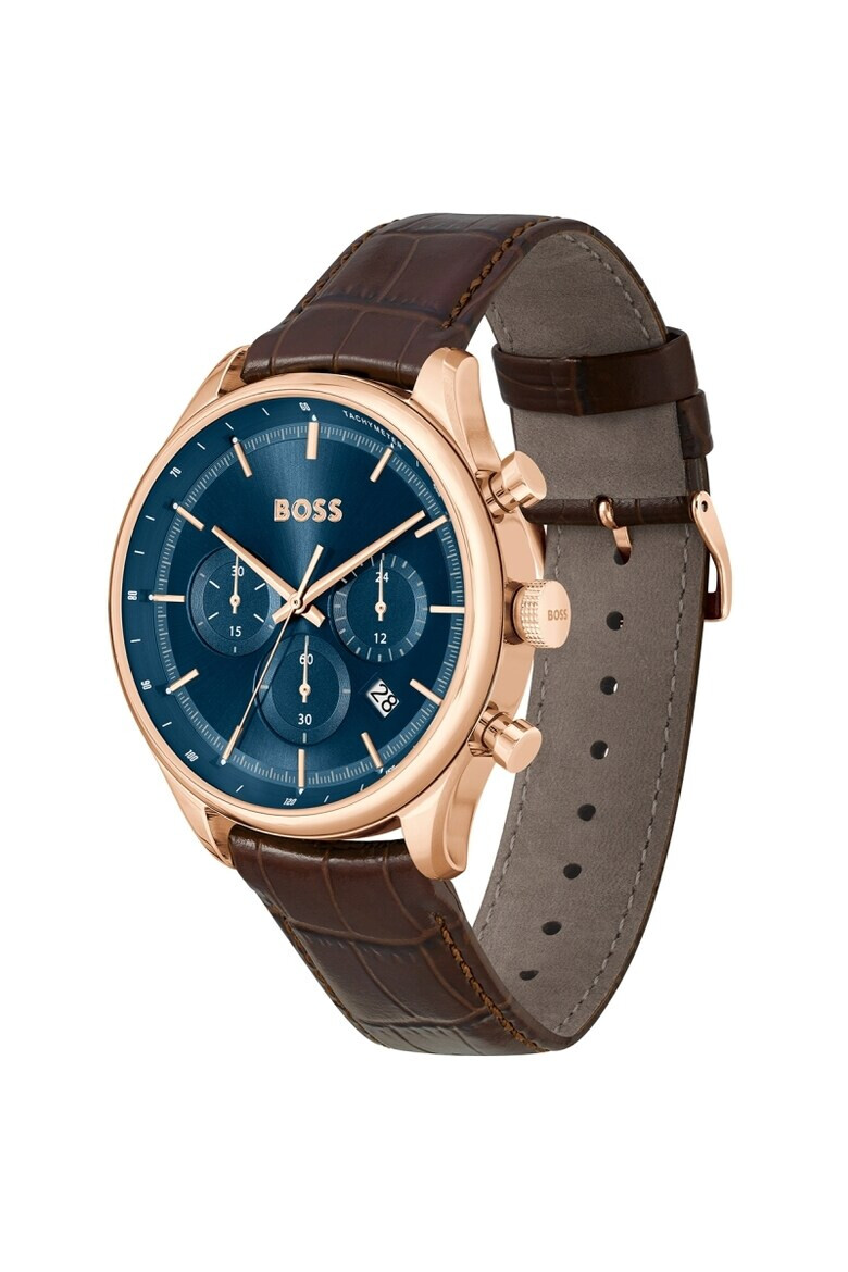 BOSS Ceas barbatesc 1514050 Quartz Rose gold - Pled.ro