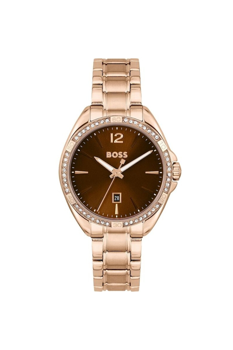 BOSS Ceas dama 1502621 Quartz Rose gold - Pled.ro