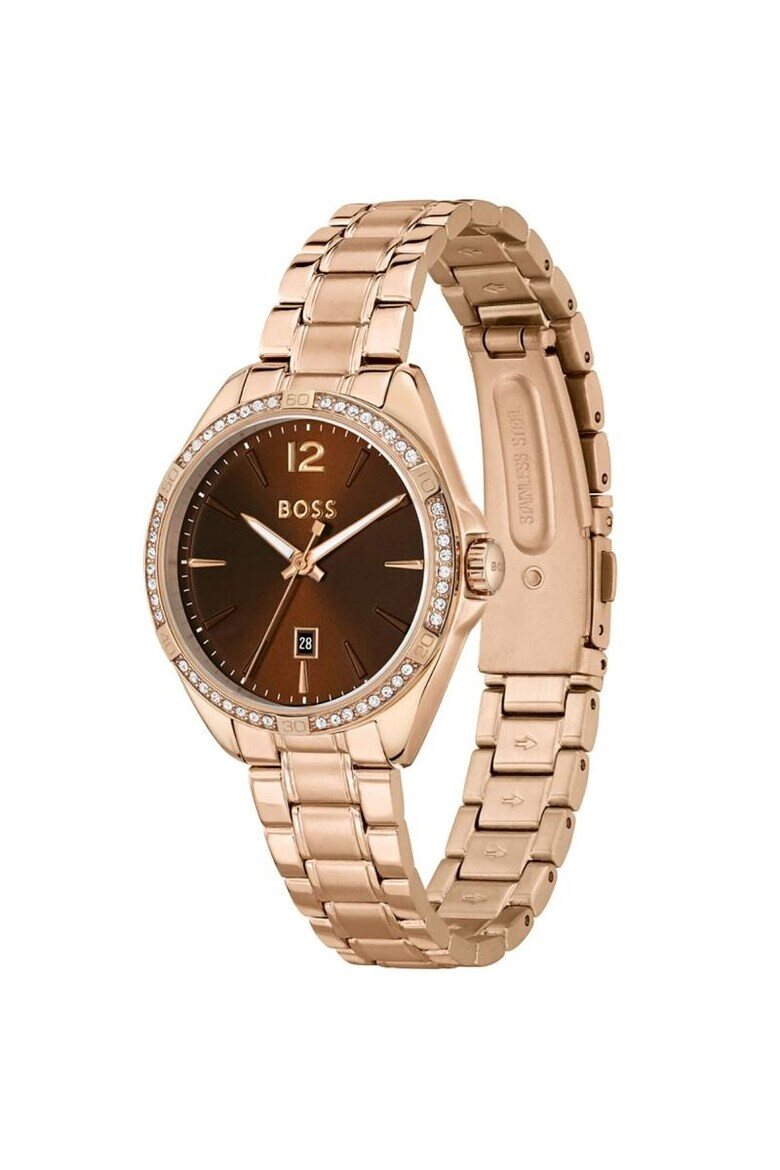 BOSS Ceas dama 1502621 Quartz Rose gold - Pled.ro