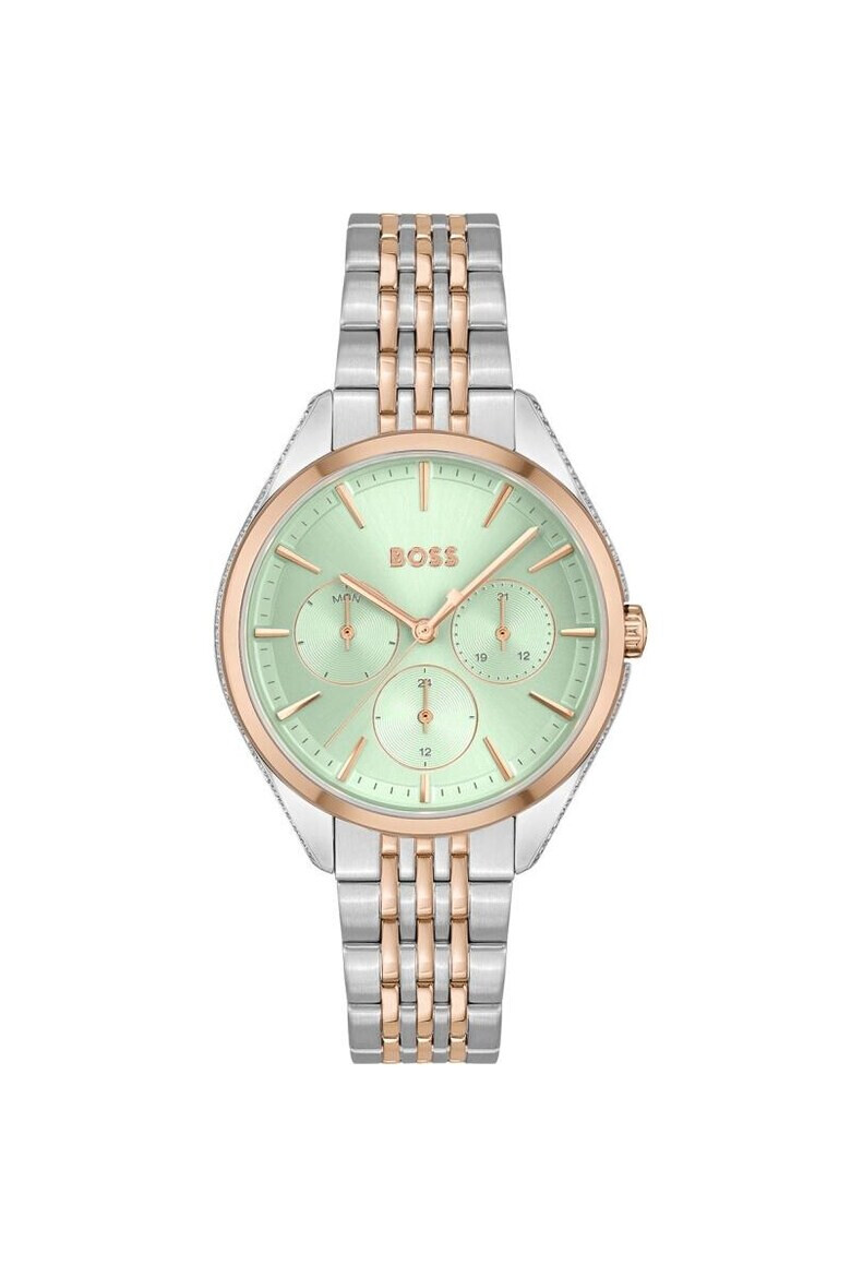 BOSS Ceas dama 1502641 Quartz Argintiu Rose gold - Pled.ro