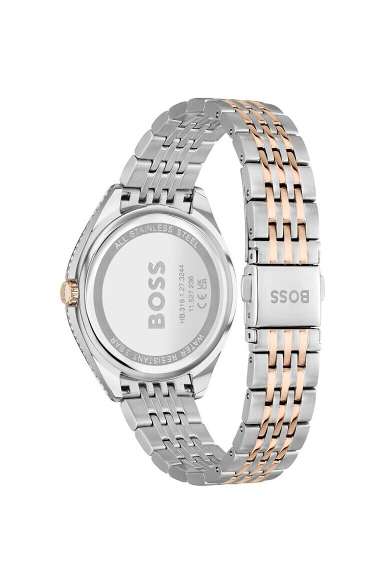 BOSS Ceas dama 1502641 Quartz Argintiu Rose gold - Pled.ro