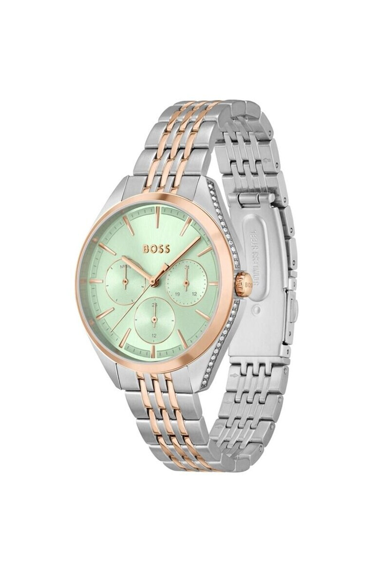 BOSS Ceas dama 1502641 Quartz Argintiu Rose gold - Pled.ro