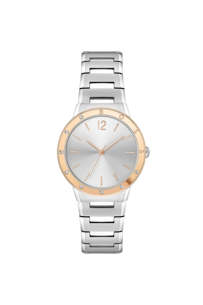 BOSS Ceas dama 1502646 Quartz Argintiu Rose gold - Pled.ro