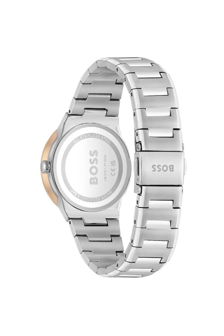 BOSS Ceas dama 1502646 Quartz Argintiu Rose gold - Pled.ro