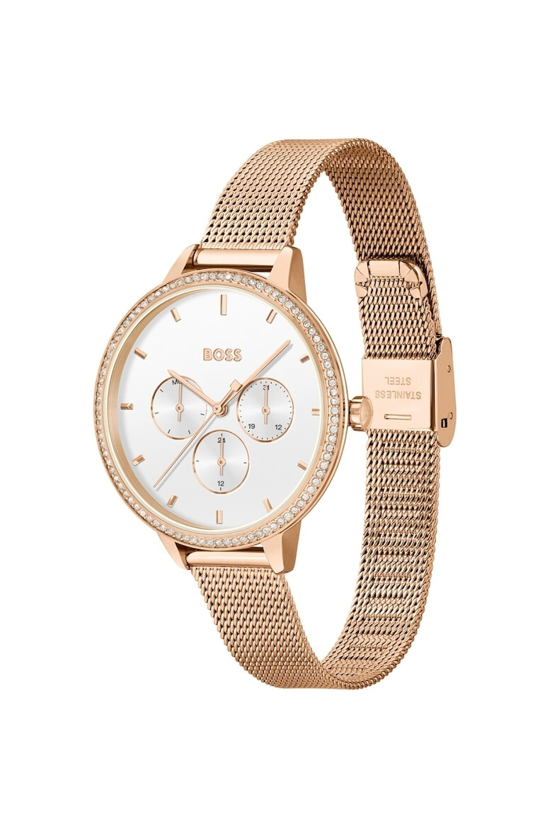 BOSS Ceas dama 1502663 Quartz Rose gold - Pled.ro