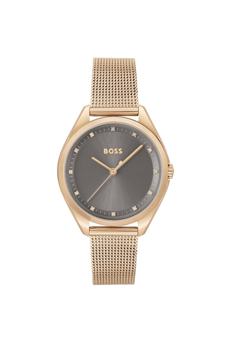 BOSS Ceas dama 1502668 Quartz Rose gold - Pled.ro