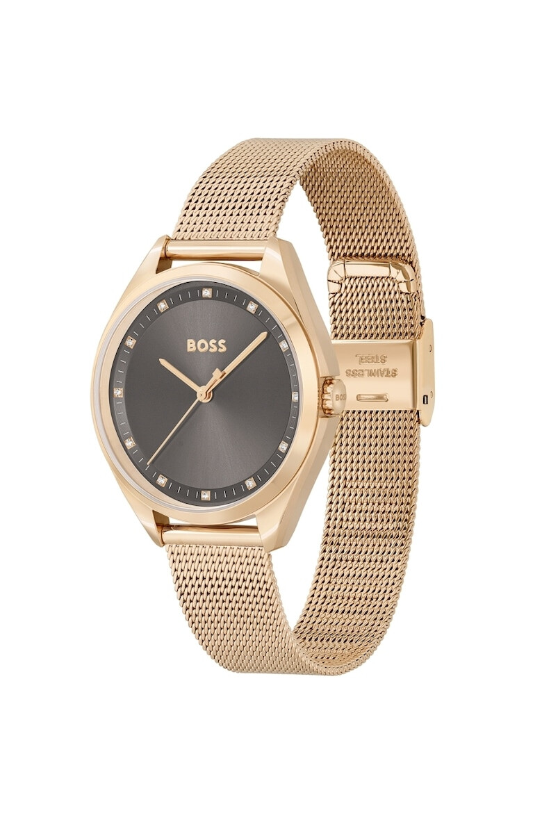 BOSS Ceas dama 1502668 Quartz Rose gold - Pled.ro