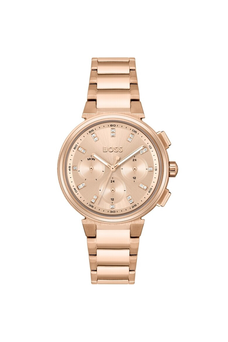 BOSS Ceas dama 1502678 Quartz Rose gold - Pled.ro