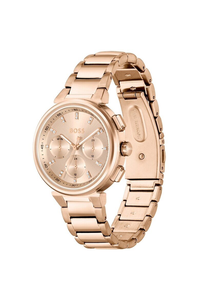 BOSS Ceas dama 1502678 Quartz Rose gold - Pled.ro